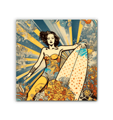 Serene Surf Canvas Art - Beyond T-shirts